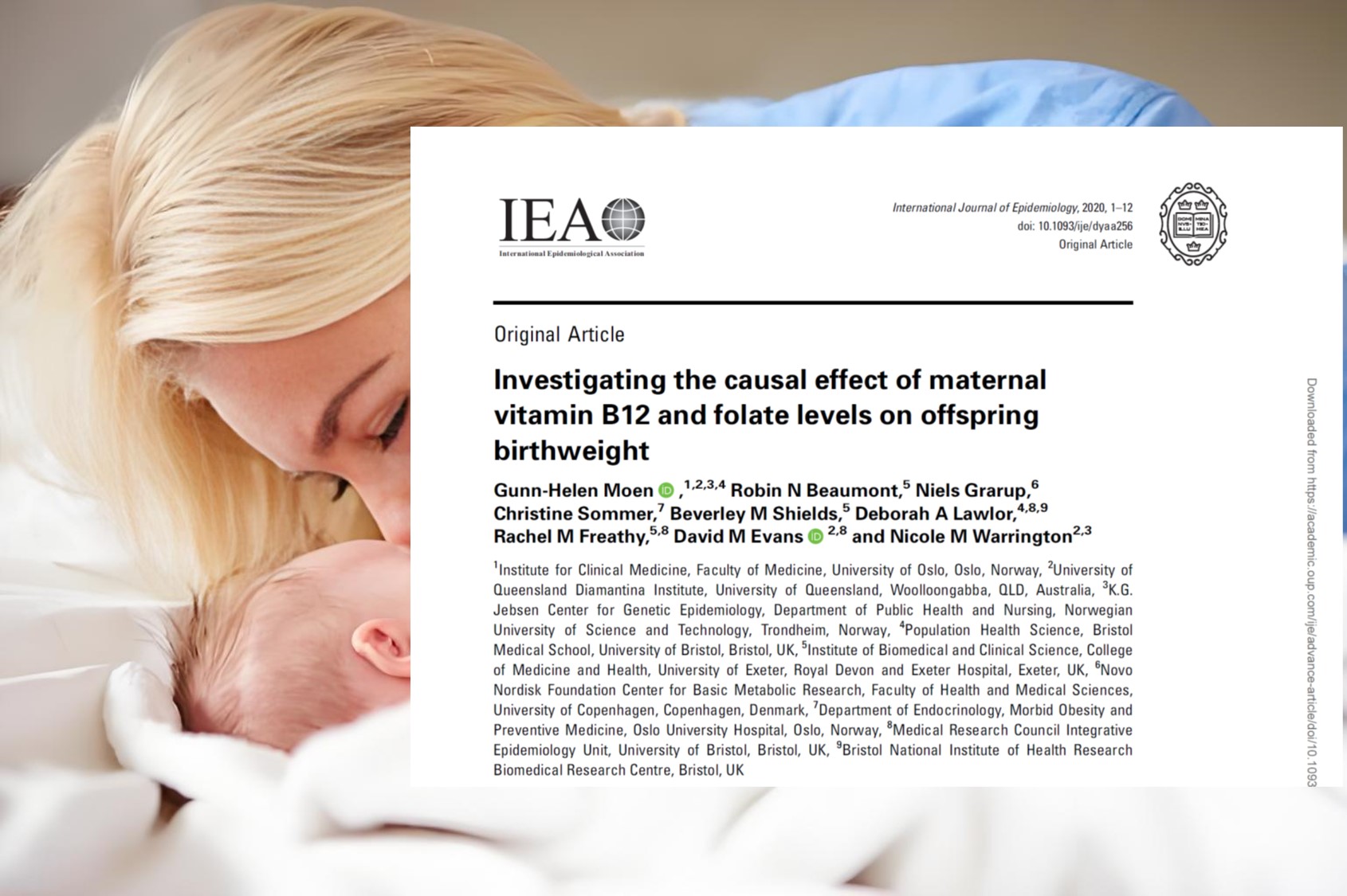 Folate plus est quam defectus nativitatis praevenientes—Determinet etiam pondus nativitatis tuae infantis: Scientia habet responsionem